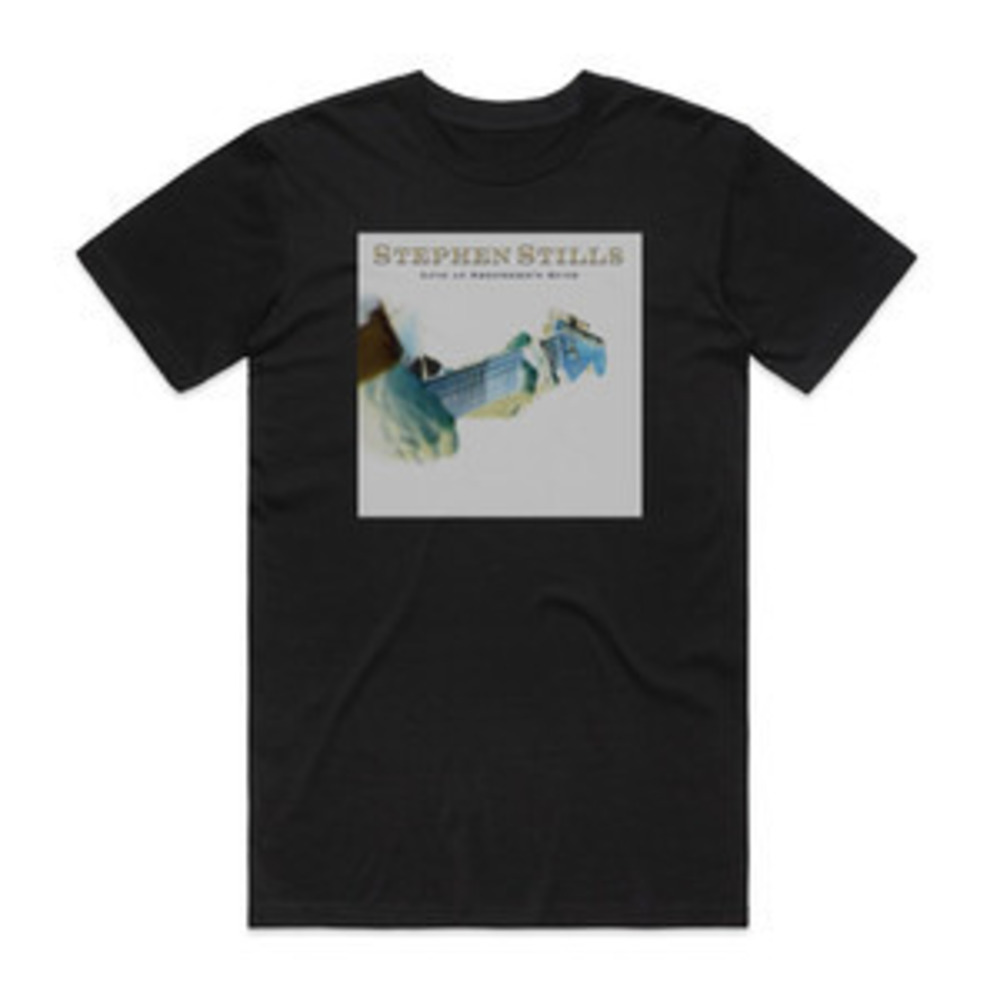 Stephen Stills Live Album Cover T-Shirts Black